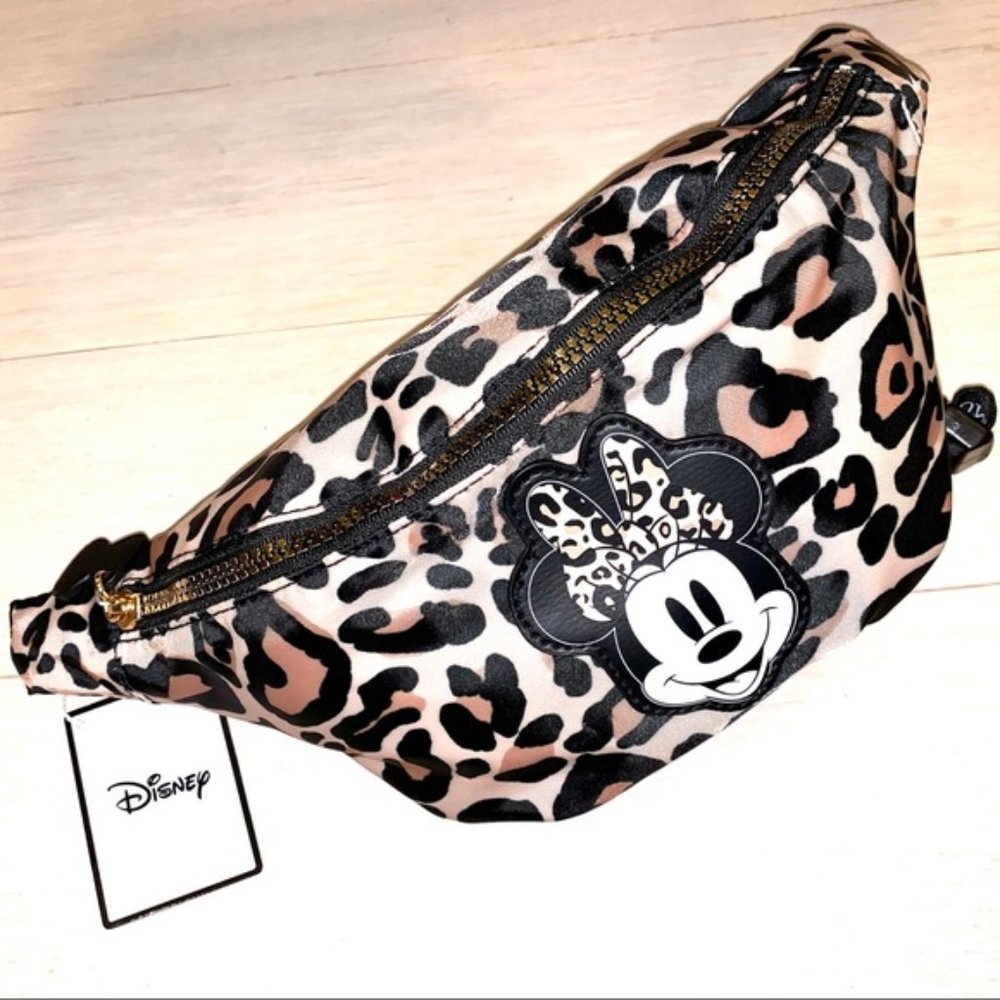 LAST ONE Disney Minnie Mouse Leopard Fanny Pack - Picture 2 of 5